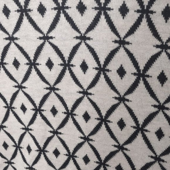 Belldini Open Front Abstract Drapey Cardigan Sweater Medium - Picture 7 of 10